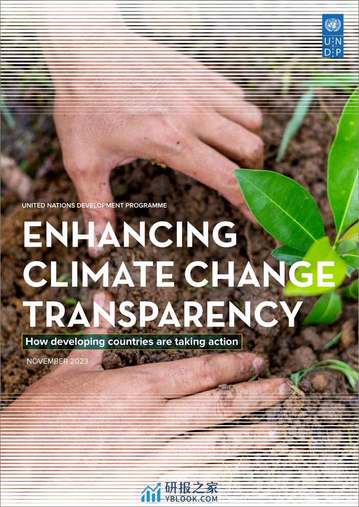 提高气候变化透明度：发展中国家如何采取行动（英文版）-UNDP - 第1页预览图
