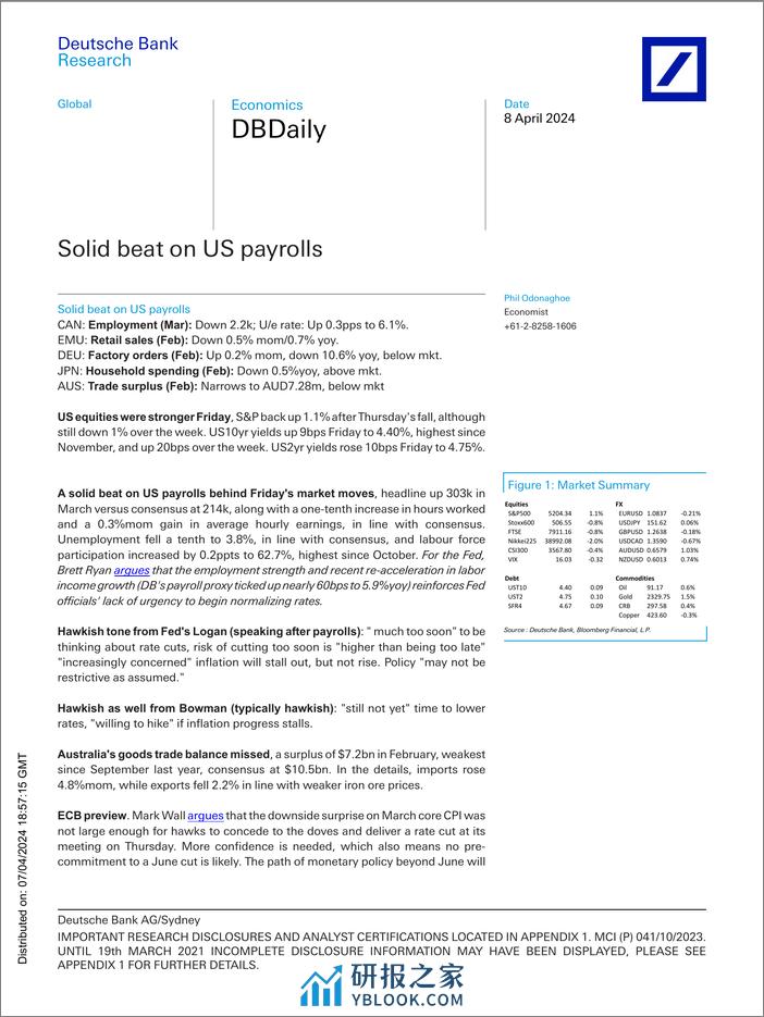 Deutsche Bank-DBDaily Solid beat on US payrolls-107441960 - 第1页预览图