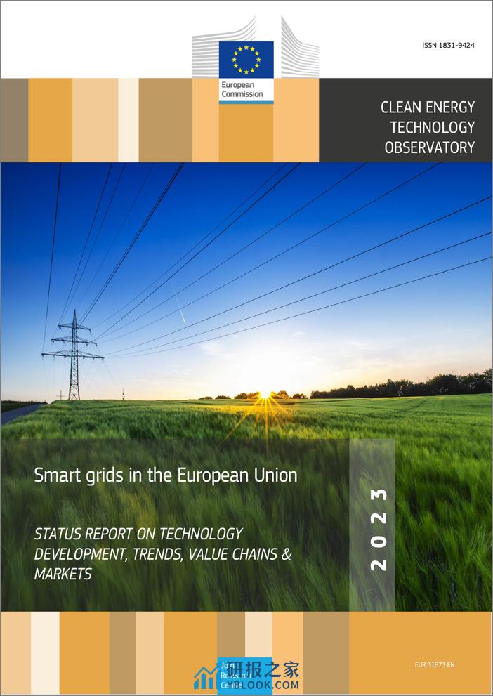 欧盟智能电网—技术发展、趋势、价值链和市场现状报告2023（英文版）--欧盟理事会 - 第1页预览图