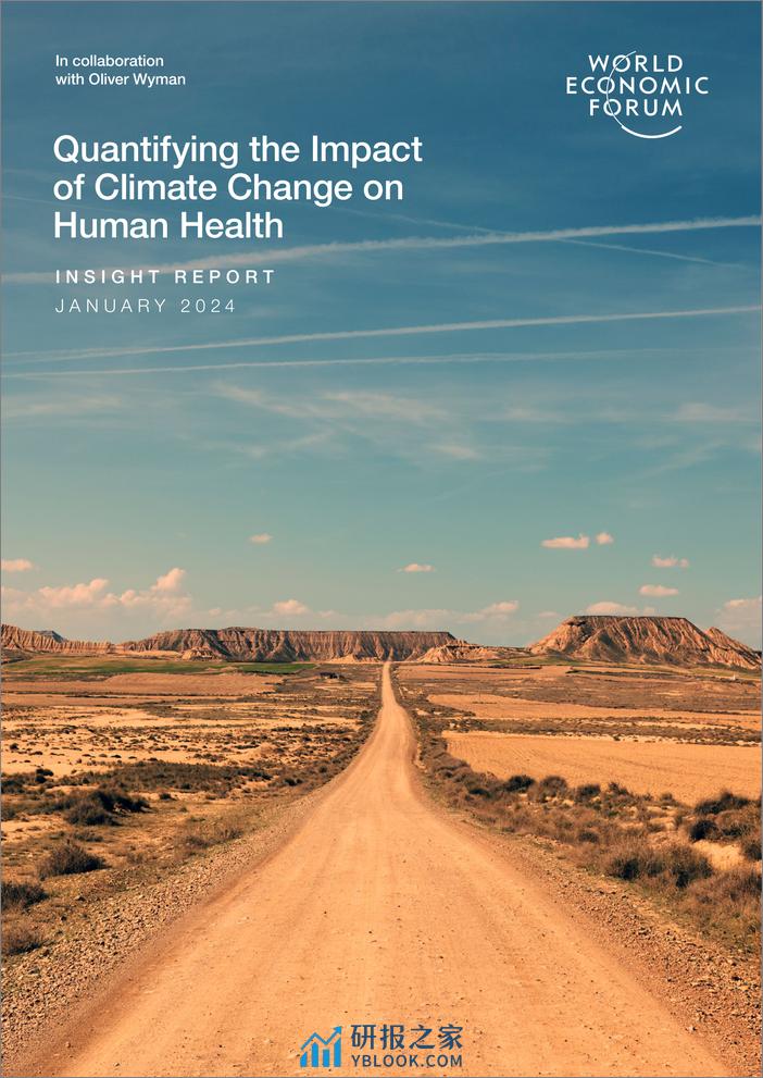 2024量化气候变化对人类健康的影响报告（英文版）-世界经济论坛 - 第1页预览图