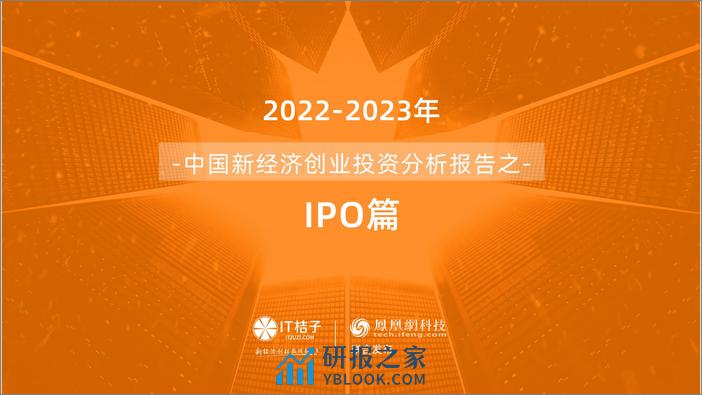 2022年中国新经济公司IPO上市分析报告（2023.02） - 第1页预览图